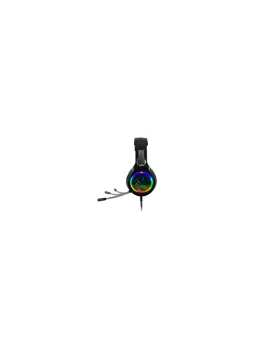 AURICULARES CON MICROFONO SPIRIT OF GAMER DRIVERS 50MM RETROILUMINACION RGB CONECTOR USB JACK 3.5 CABLE 2M MIC-PH8