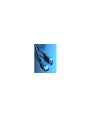 Vention Cable USB 3.0 Impresora COOBI/ USB Tipo-B Macho - USB Macho/ 3m/ Negro