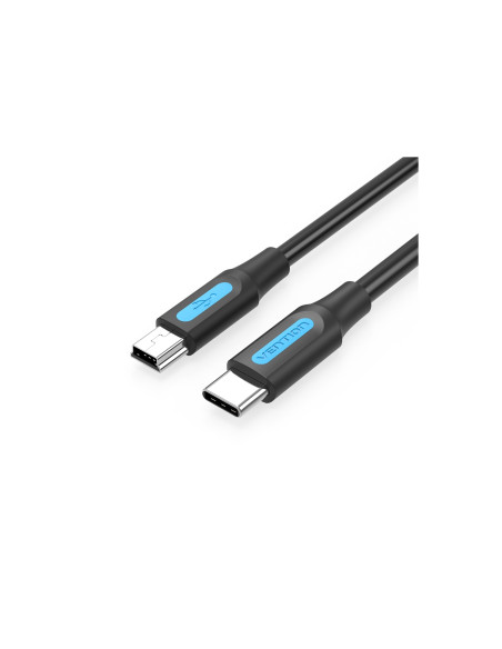 Vention Cable USB 2.0 Tipo-C COWBH/ USB Tipo-C Macho - MiniUSB Macho/ 2m/ Negro