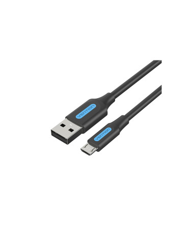 Vention Cable USB 2.0 3A COLBF/ USB Macho - MicroUSB Macho/ 1m/ Negro