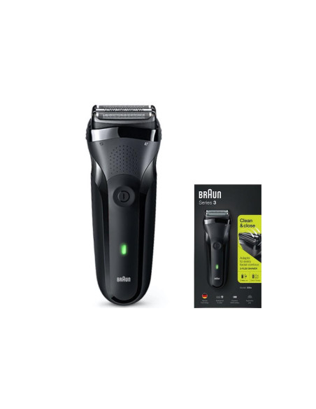 Braun Series 3 300s Máquina de afeitar de láminas Recortadora Negro