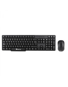 NGS EUPHORIA KIT teclado Ratón incluido RF inalámbrico QWERTY Inglés Negro