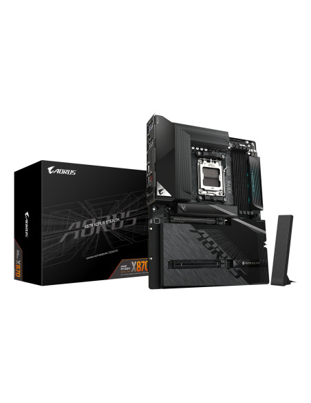 GIGABYTE X870 AORUS STEALTH Placa Base - Compatible con procesadores