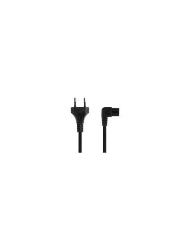 TooQ Cable de Alimentacion CEE7/16 macho a c7 acoplador hembra 3m negro