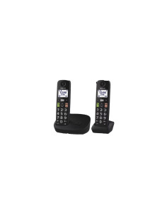Panasonic KX-TGU112 Teléfono DECT Identificador de llamadas Negro