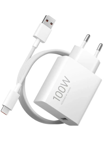 CARGADOR XIAOMI 100W CON CABLE USB A TIPO C