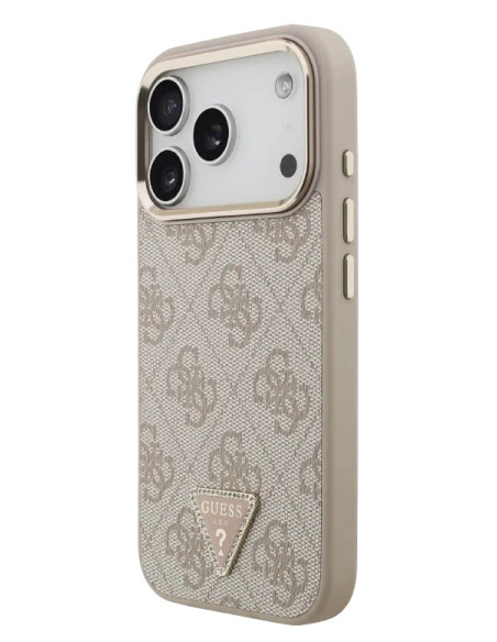 CARCASA GUESS TRIANGLE ROSA IPHONE 17 PRO MAX