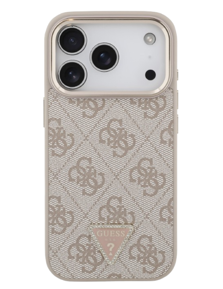 CARCASA GUESS TRIANGLE ROSA IPHONE 17 PRO MAX
