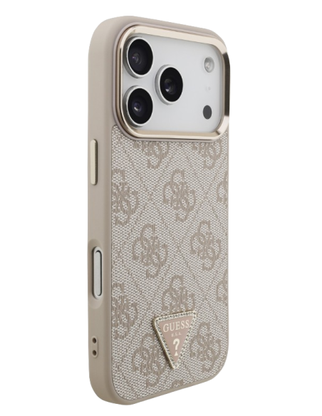 CARCASA GUESS TRIANGLE ROSA IPHONE 17 PRO MAX