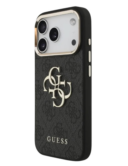 CARCASA IPHONE 17 PRO NEGRO CON LOGO