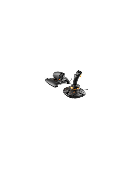 Thrustmaster T-16000M FCS Hotas Negro, Naranja USB Palanca de mando