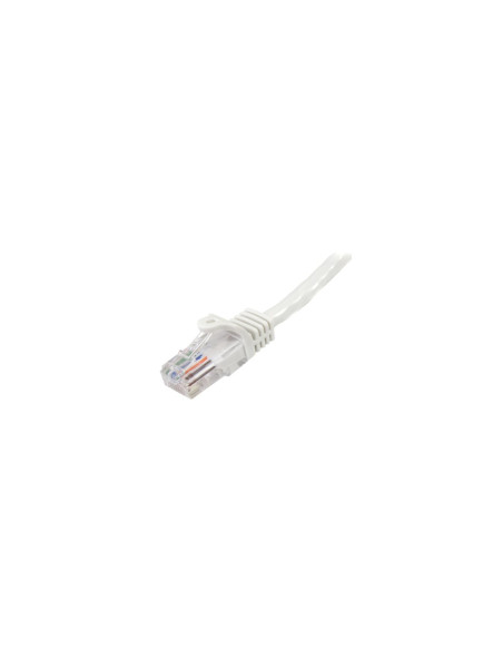 StarTech.com Cable de Red de 5m Blanco Cat5e Ethernet RJ45 sin