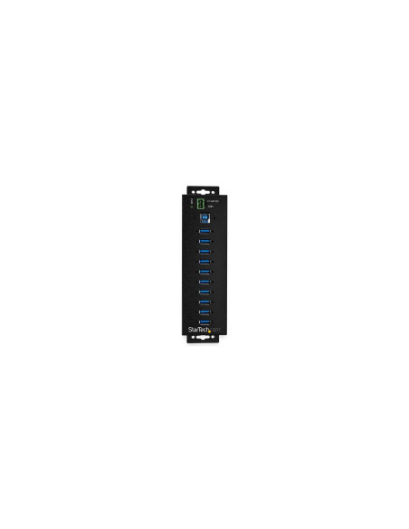 StarTech.com Hub Concentrador Ladrón USB de 10 Puertos con Adaptador