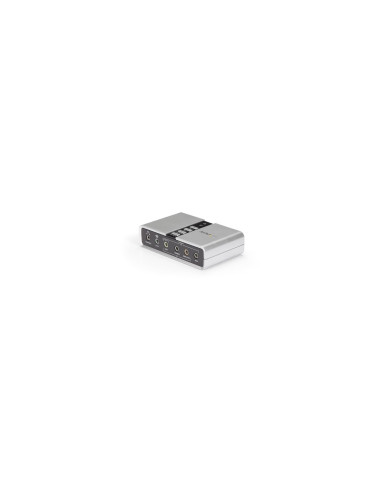 StarTech.com Tarjeta de Sonido 7,1 USB Externa Adaptador Conversor