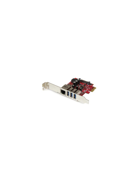 StarTech.com Tarjeta Adaptador de Red Ethernet Gigabit Combo con Hub