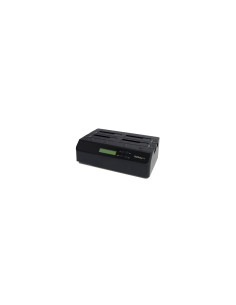 StarTech.com Base Conexión Estación Dock Duplicador Autónomo Disco Duro 4 BahÍ­as SATA IDE eSATA USB 3.0