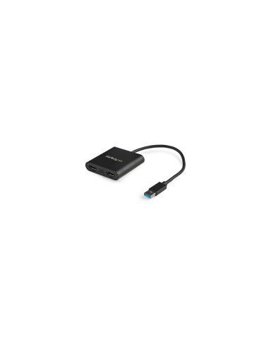 StarTech.com Adaptador USB 3.0 a HDMI Doble - 4K 30Hz