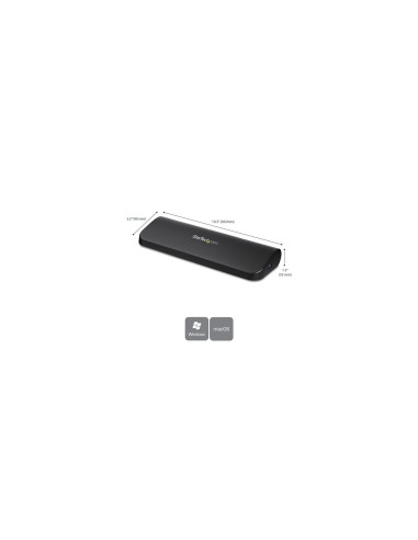 StarTech.com Docking Station USB 3.0 de 2 Monitores para Portátil -