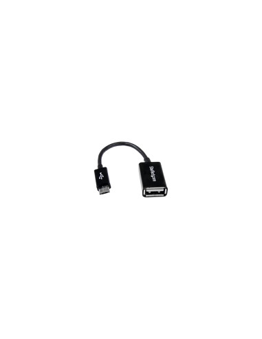 StarTech.com Cable Adaptador de 12cm Micro USB Macho a USB A Hembra