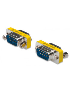 Adaptador ASSMANN Electronic D-Sub9 macho a macho Plata AK-610505-000-I