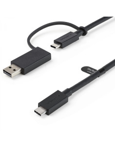 StarTech.com Cable USB-C de 1m con Llave Adaptador (Dongle) a USB-A -
