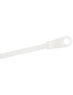 StarTech.com Bridas sujetacables de 15cm con perforación de montaje - 3 mm de ancho, para grupo de cables de 40 mm, soportan 18  2