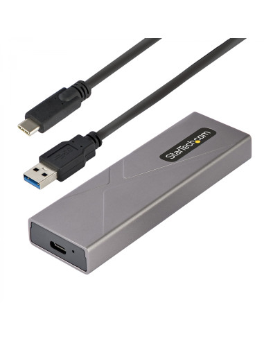 StarTech.com Caja Externa de Aluninio USB-C 10Gbps a NVMe M.2 o SSD