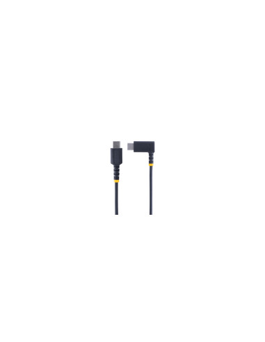 StarTech.com Cable 15cm USB C Acodado - en Ángulo Recto - PD 60W - 3A