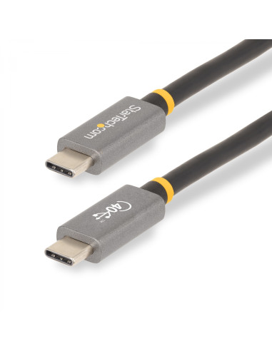 StarTech.com Cable USB4 de 1m - Cable USB-C Certificado USB-IF 40Gbps
