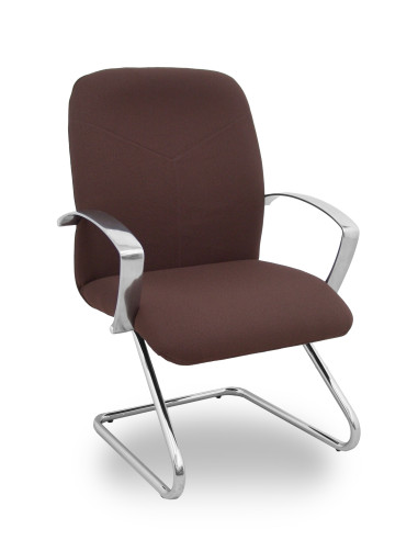 Piqueras y Crespo Sillón Caudete confidente patin bali marron oscuro
