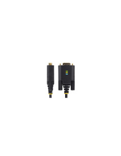 StarTech.com 1P10FFC-USB-SERIAL cable de serie Negro 3 m USB tipo A DB-9 2