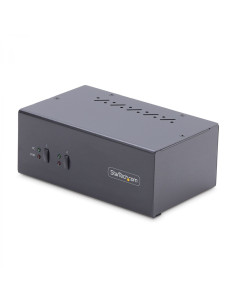StarTech.com Switch KVM de 2 Puertos DisplayPort para 2 Monitores -
