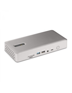 StarTech.com 132UE-TB4USB4DOCK base para portátil y replicador de puertos Alámbrico Thunderbolt 4 Gris