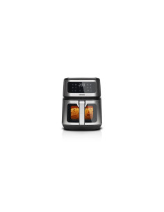 Haeger AF-D50.004A freidora Sencillo 5 L 1200 W Freidora de aire caliente Negro, Acero inoxidable