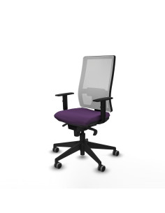 Piqueras y Crespo Horna sincro malla blanca bali morado brazos 1D base piramidal  ruedas 65mm engomadas 2