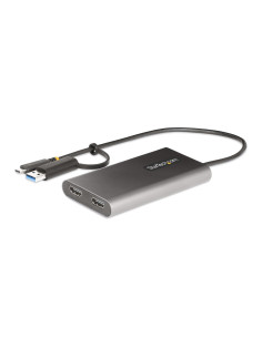 StarTech.com Adaptador USB-C a HDMI Doble - USB Tipo C a 2 Monitores