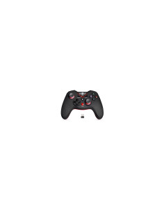 SPIRIT OF GAMER XGP GAMEPAD INALAMBRICO 2.4GHZ VIBRACION RECEPTOR NANO PC PS3 NEGRO ROJO SOG-RFXGP 2
