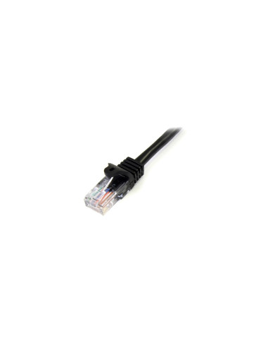 StarTech.com Cable de 2m Negro de Red Fast Ethernet Cat5e RJ45 sin
