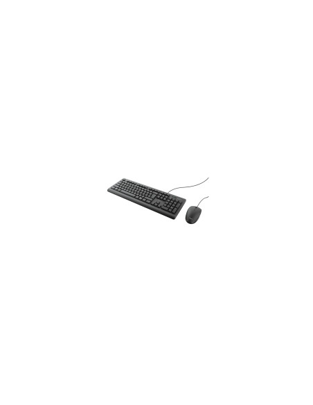 Trust TKM-250 teclado Ratón incluido Universal USB Español Negro