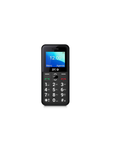 SPC Fortune 2 Pocket Edition 4,5 cm (1.77") 75 g Negro Teléfono para personas mayores