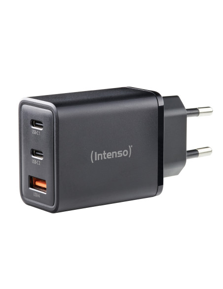 Intenso 7806510 adaptador e inversor de corriente Interior 65 W Negro