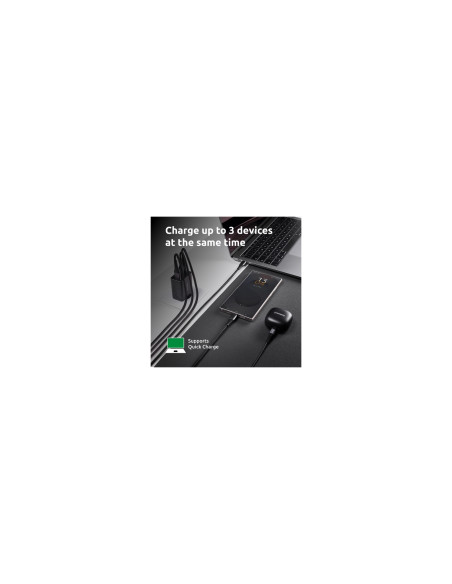 Intenso 7806510 adaptador e inversor de corriente Interior 65 W Negro