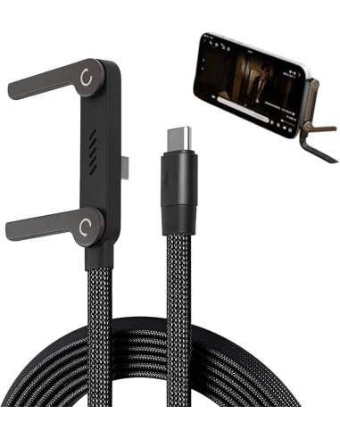 CABLE CON SOPORTE CARGA RÁPIDA 240W