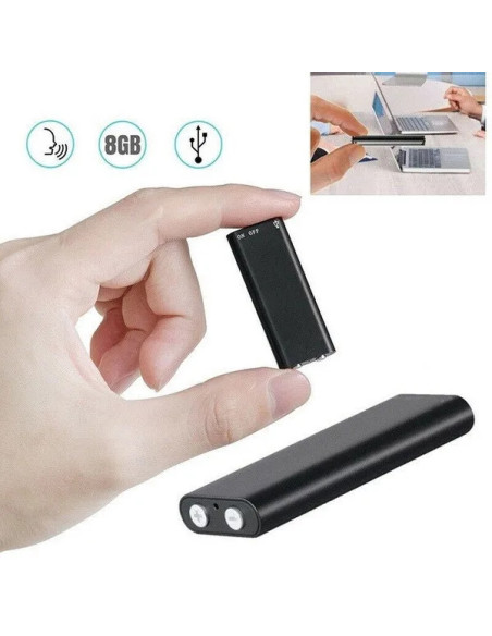 MINI GRABADORA DE VOZ 8GB