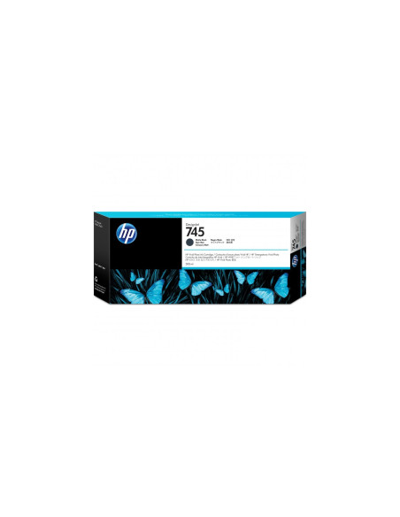 HP Cartucho de tinta DesignJet 745 negro mate de 300 ml