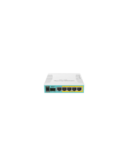 PUNTO DE ACCESO MIKROTIK 5PTOS ETHERNET 1PTO SFP 1PTO USB POE BLANCO RB960PGS