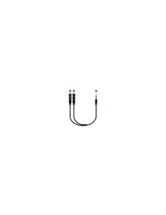 Nanocable Cable adaptador Audio Jack 3.5/M 4pines - 2xJack 3.5/H