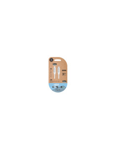 TECH ONE TECH TEC2203 cable de conector Lightning 1 m Blanco