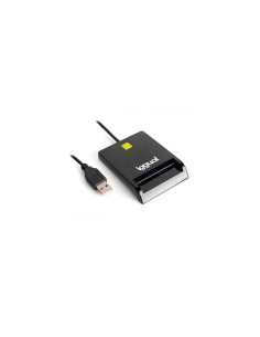 iggual Lector DNI SIP tarjetas ID USB 2.0 negro