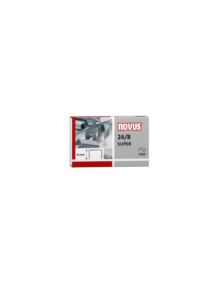 Novus 24/8 SUPER Paquete de grapas 1000 grapas